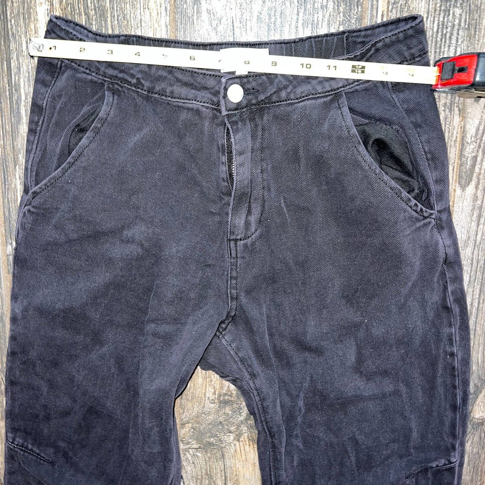 Bohme Black Paper mom jeans, Tapered Leg Woman Size M - Picture 6 of 8